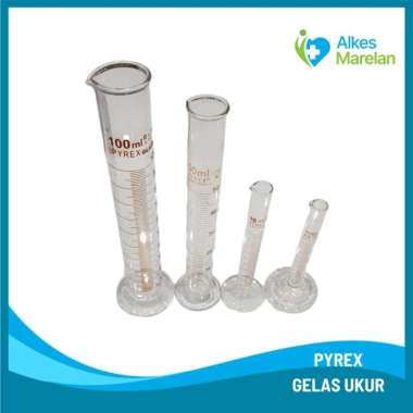PYREX - Gelas Ukur Pyrex 5ml , 10ml , 50ml ,100ml , 500ml ,1000 ml 500 ml