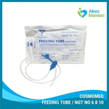 COSMOMED - Feeding Tube NGT 6 8 10 Fr / Sonde Selang Makan Silicone 10 fr