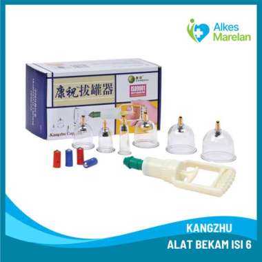 KANGZHU - Alat Bekam Kangzhu isi 6 / Kangzhu Vacuum Cupping