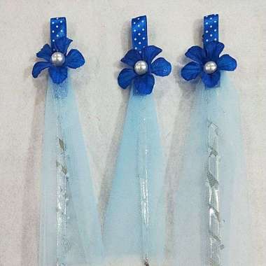 Tempat Telur Aqiqah Bunga Biru
