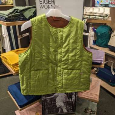EIGER ROMPI WANITA WS VARSHA REVERSIBLE VEST - BROWN - S XXL