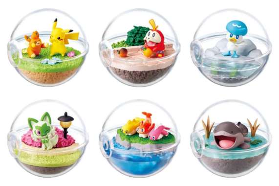 Toys Re-Ment Pokemon Terrarium Collection EX Paldea (Set of 6)