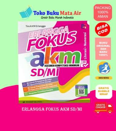 BEST SELLER ERLANGGA FOKUS AKM SD/MI - TIM ERLANGGA FOKUS AKM Multivariasi Multicolor