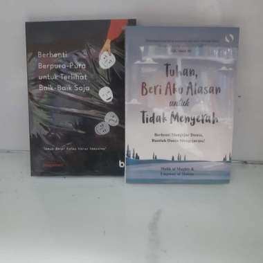 PAKET 2 BUKU TUHAN BERI AKU ALASAN UNTUK TIDAK MENYERAH BERHENTI BERPU Multivariasi Multicolor