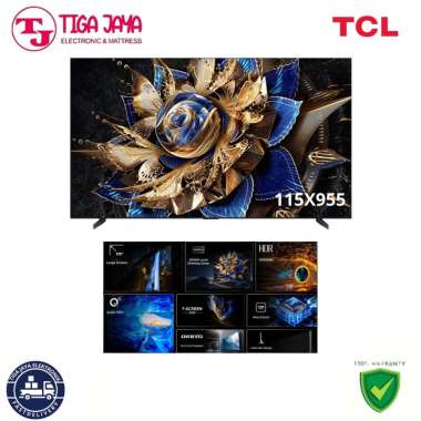 TCL 115X955 GOOGLE TV 115 INCH PREMIUM 4K QD-MINI LED ONKYO Hi-Fi TCL 115X955
