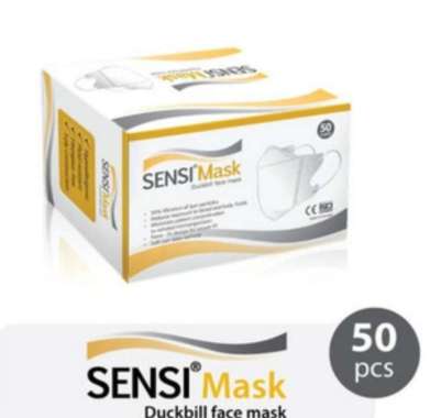 MASKER SENSI DUCKBILL DUS (1 DUS ISI 50 PCS)