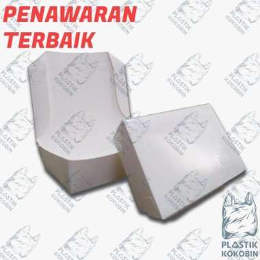 PAPER BOX LUNCH (SIZE M) KERTAS / PAPER TAKEAWAY. (1 PC)