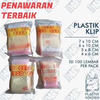 PLASTIK KLIP SUPER KECIL ( 1 PACK ISI 100 LEMBAR) uk 5 x 8 cm