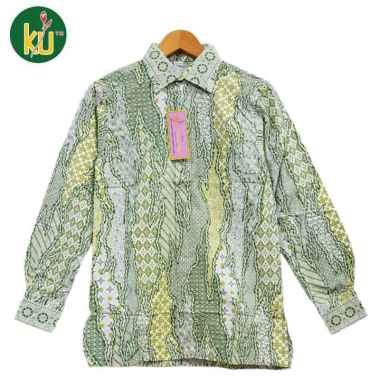 Kencana Ungu Kemeja Batik Kencana Ungu Lengan Panjang Kemeja Batik Formal Kemeja Batik Pria Modern b