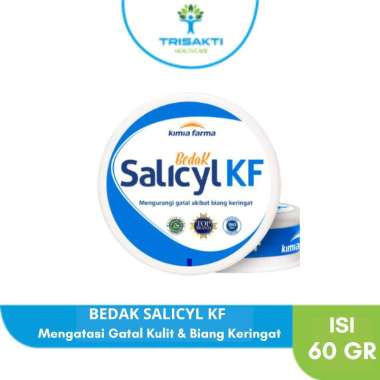 Bedak Gatal Dewasa Salicyl KF 2% 60 Gram Bedak Alergi Untuk Biang Keringat