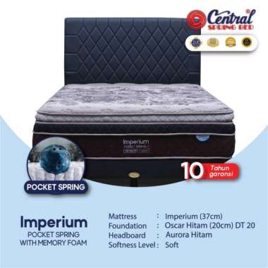 Spring Bed Central Imperium Pocket PlushTop PillowTop mattress only Multicolor