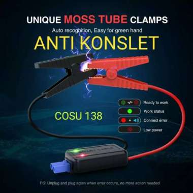 Powerbank Smart Intelligent Clip Kabel Jump Jumper Aki Mobil