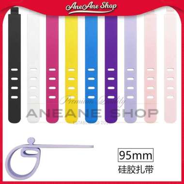 Kabel Ties Pengikat Tali Bahan Silikon 95mm