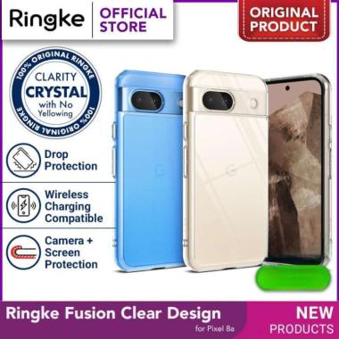 Ringke Fusion Case Pixel 8a - Premium Clear Casing Pixel 8a Clear