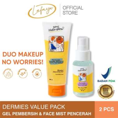 DERMIES Micellar Gel + Face Mist - Pembersih Wajah dan Make Up