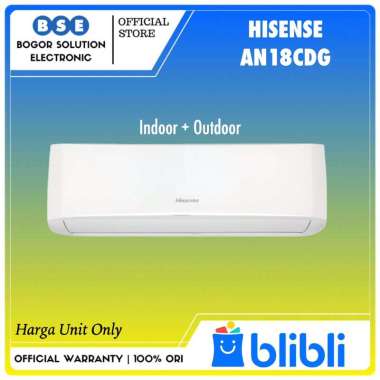 Ac 2PK Hisense AN18CDG 2PK AC Standar Hisense 2 PK AN 18CDG R32 [GARANSI RESMI]