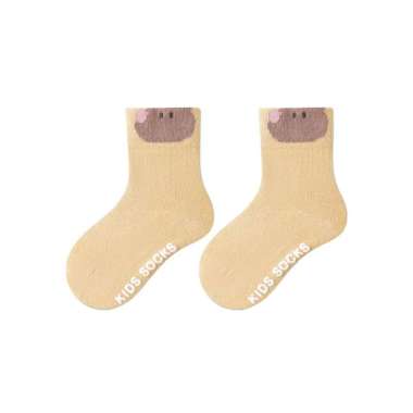 OEM ONE-P631 Kaos Kaki Pendek Anak Bayi Bahan Katun Karakter Animal Anti Slip / Kids Sock Unisex Kau