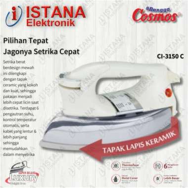 COSMOS SETRIKA CERAMIC SOLE PLATE CI-3150 C