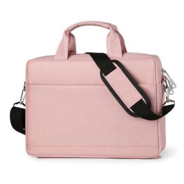 Tas Laptop macbook pro/ air 13 inch M1 selempang pink