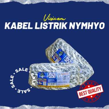 Kabel Listrik Tembaga Serabut 2 x 1.5 mm SNI NYM HYO @meter Meteran Ecer Visicom