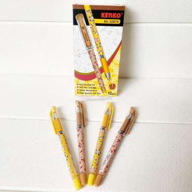 [PCS] Ballpoint Gel BG-20BTK Kenko / Ballpoint Gel 0.5mm BG-BTK Kenko Batik