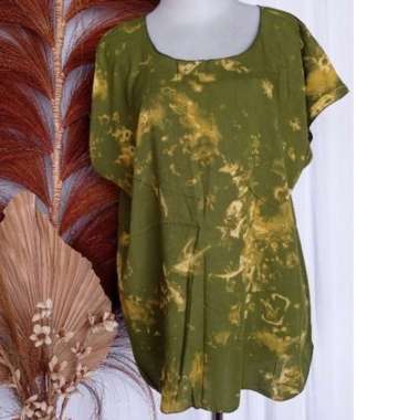 Kaos Wanita Oversize Jumbo Tie Dye | Baju Bali Big Size army-kristal