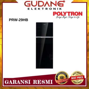 LEMARRI ES POLYTRON PRW-29HB KULKAS 230 L POLYTRON 2 PINTU PRW 29 HB -