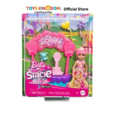 Toys Kingdom Barbie Set Boneka Barbie And Stacie Chelsea Hrm07 Random