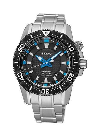 Jam Tangan Seiko Sportura Pria 100% Original Silver Stainless Steel SKA561 P1