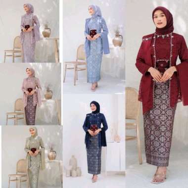 NO BRAND JTR KEBAYA KUTUBARU MODERN TERBARU - KEBAYA WISUDA LAKSMI Reguler MARUN
