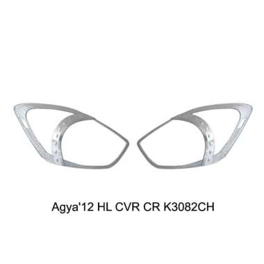 Garnish Agya Ayla 2012 Headlamp Garnish Headlamp Ayla black
