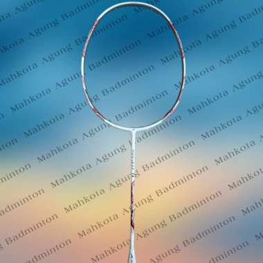 Raket Badminton HUNDRED NUCLEAR 78 5u 32 lbs 78 gram 78gr HNDRD ORIGINAL 5 u White red