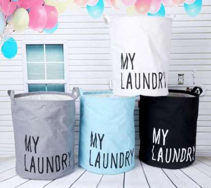 Keranjang Baju Kotor Tempat Baju Kotor Kanvas Bag Jumbo 921-109