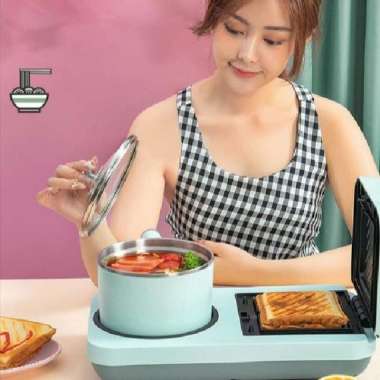 Mesin Kompor Elektrik Oven Elektrik 3in1 Mini Cooking MAchine 921-123