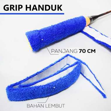 Grip Handuk Raket Badminton Tenis Biru