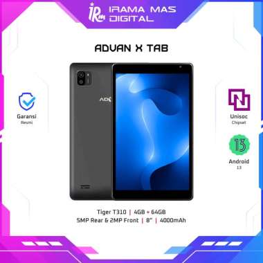 ADVAN tab XTAB 8INCH - 4GB/64GB (Grey) GREY