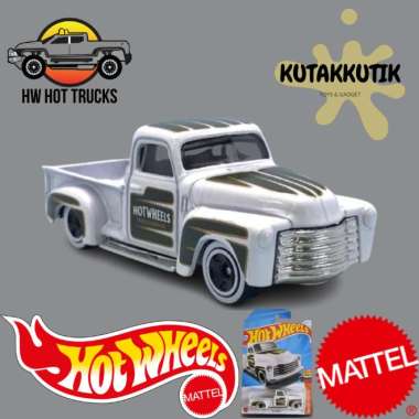 Hotwheels Mobil Klasik Pickup Truck 52 Chevy Putih Lot G 2024 HW Hot Trucks