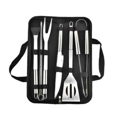 peralatan panggang set alat bbq bakar daging spatula grill lengkap