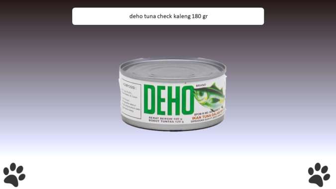 DEHO Tuna In Oil kaleng 180 GR