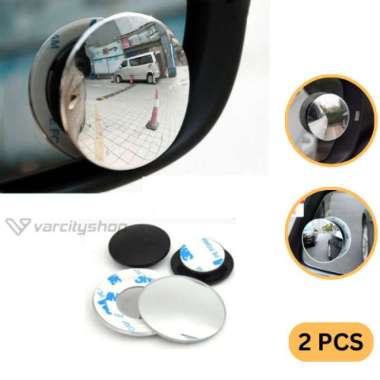 KACA SPION CEMBUNG MINI KECIL 2PCS MOBIL MOTOR SPION MINI WIDE ANGLE
