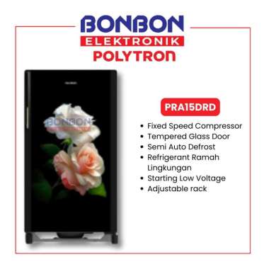 Polytron Kulkas 1 Pintu 142L PRA 15DRD / PRA 15 DRD / PRA15DRD