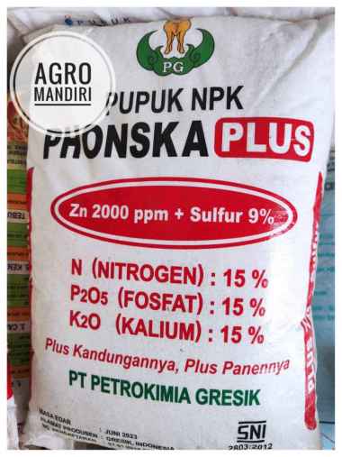 Pupuk NPK Phonska Plus 15-15-15 25 Kg