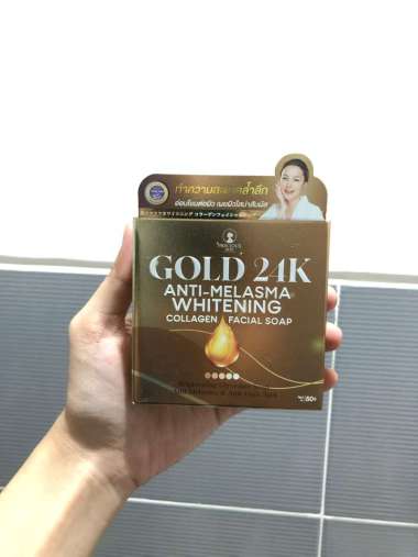 Precious Skin Thailand Gold K24 Anti-Melasma Facial Soap 50g