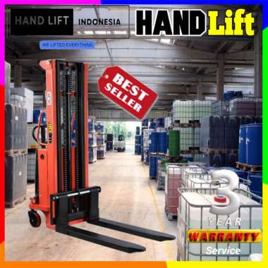 Semi Electric Stacker 1.5ton/3.5M / Hand Stacker / Hand lift / Hand Pallet