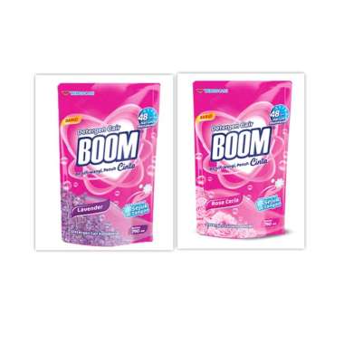 Boom Deterjen Cair 750 ml Sabun Cuci Baju rose