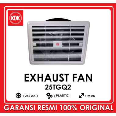 KDK Exhaust Plafon Ceilling Fan 12 Inchi Putih 25-TGQ2 Garansi Resmi