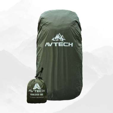 Supervice - Raincover Ready For Rain Carrier 60L - Cover Bag Waterproof - Pelindung Tas 60 Liter Hij