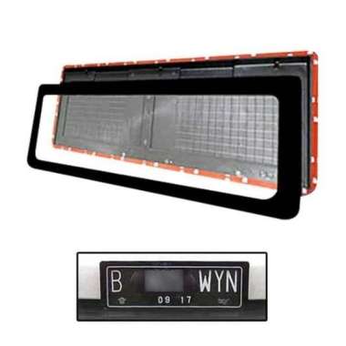 Plat Nomor Mobil ACRYLIC Plat Mobil AKRILIK MIKA (Tanpa Led) 1pcs