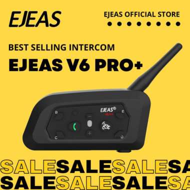 EJEAS V6 PRO Intercom Helm 6 Riders Bluetooth Headset Helmet Alt V4 Q7 V6 PRO PLUS