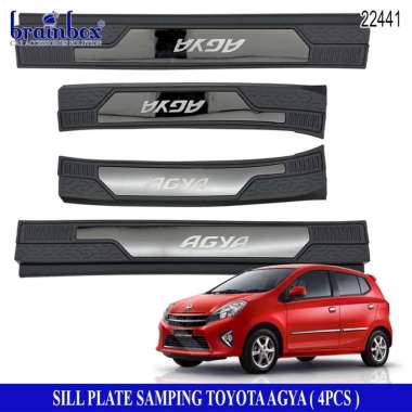 Sill Plate Samping Plastik Toyota Agya 2013-2022